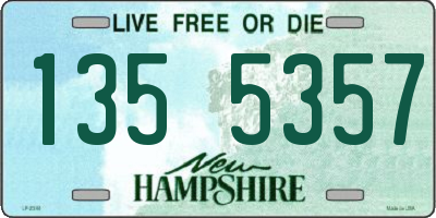 NH license plate 1355357