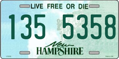NH license plate 1355358