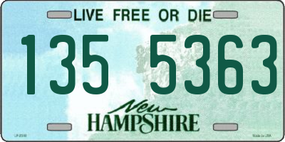 NH license plate 1355363