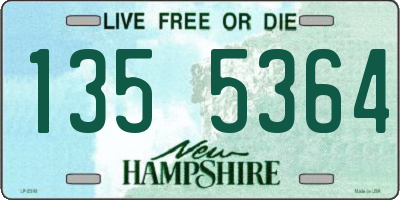 NH license plate 1355364