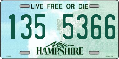 NH license plate 1355366