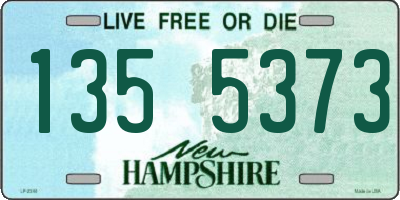 NH license plate 1355373