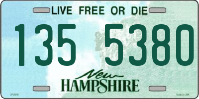 NH license plate 1355380