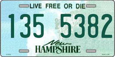 NH license plate 1355382