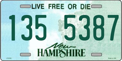 NH license plate 1355387