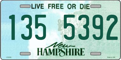 NH license plate 1355392