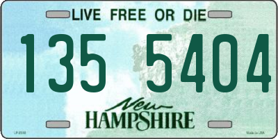NH license plate 1355404
