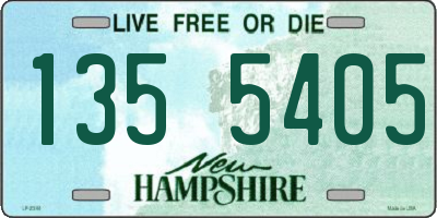 NH license plate 1355405