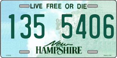 NH license plate 1355406