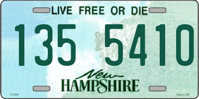 NH license plate 1355410