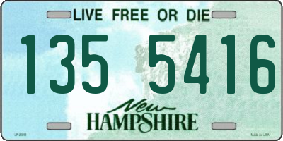 NH license plate 1355416