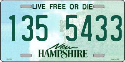 NH license plate 1355433