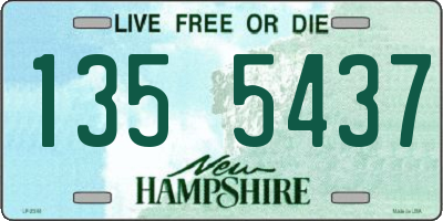 NH license plate 1355437