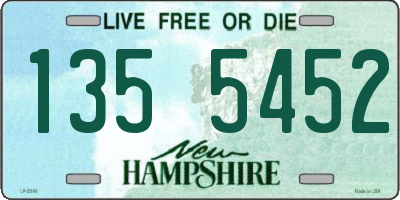 NH license plate 1355452