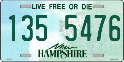 NH license plate 1355476