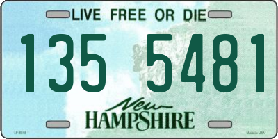 NH license plate 1355481