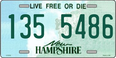 NH license plate 1355486