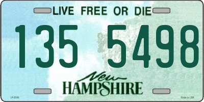 NH license plate 1355498