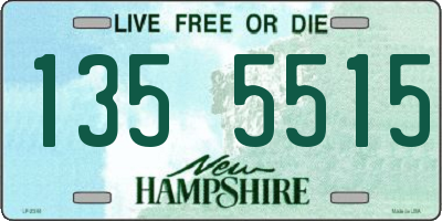 NH license plate 1355515