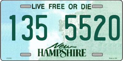 NH license plate 1355520