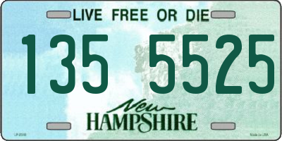 NH license plate 1355525