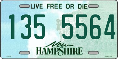 NH license plate 1355564
