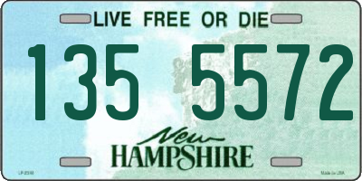 NH license plate 1355572