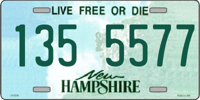 NH license plate 1355577