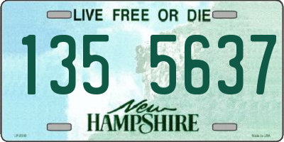 NH license plate 1355637