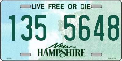 NH license plate 1355648