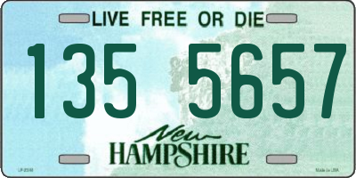NH license plate 1355657