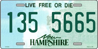 NH license plate 1355665
