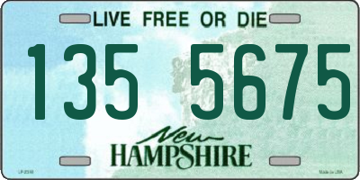 NH license plate 1355675