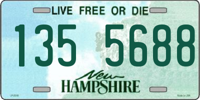 NH license plate 1355688