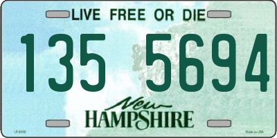 NH license plate 1355694