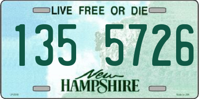NH license plate 1355726