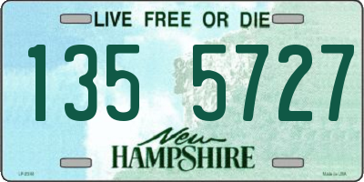NH license plate 1355727