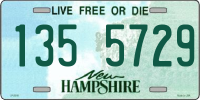 NH license plate 1355729