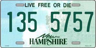 NH license plate 1355757