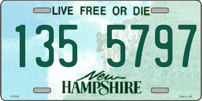 NH license plate 1355797