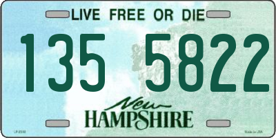 NH license plate 1355822