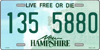 NH license plate 1355880