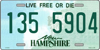 NH license plate 1355904