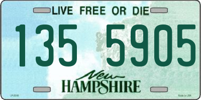 NH license plate 1355905