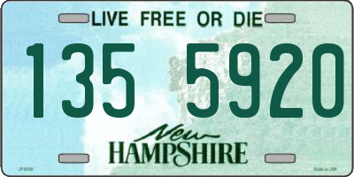 NH license plate 1355920
