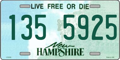 NH license plate 1355925