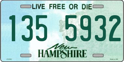 NH license plate 1355932