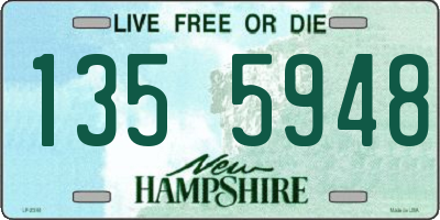 NH license plate 1355948