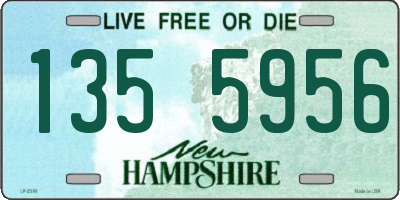 NH license plate 1355956