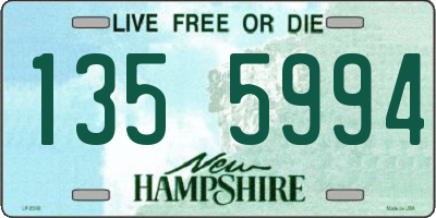 NH license plate 1355994